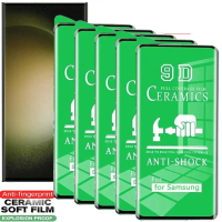 Ceramic Film, HD, Compatible with Samsung Galaxy S25 Ultra, S24, S23, S22, S21, S20 Ultra, S10 Plus 