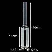 10mm quartz tube cuvette with two channels of light/ultraviolet/German HELLMA process/customizable