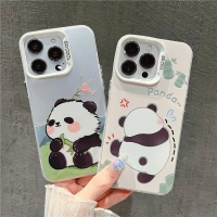 Compatible For iPhone 15, 14, 13, 12, 11, X, Samx, XR, XS, X78Plus PANDA scrub Smartphone Case Prote