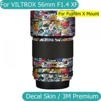 For VILTROX AF 56mm F1.4 XF Decal Skin Vinyl Wrap Film Camera Lens Body Protective Sticker Protector Coat 56 1.4 XF Mount