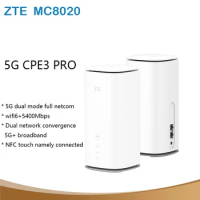 ZTE 5G Indoor CPE 3Pro MC8020 AX5400 Support NFC Wireless Wifi 6 Mesh 5G Router With SIM Card Slot ZTE MC8020