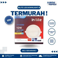 Inlite LED Downlight IB 3 Color 12W INPS628R-ST 3000K 4000K 6500K (Kuning, Semu, Putih)