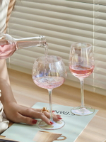 水晶玻璃紅酒杯高腳杯家用套裝高顏值雞尾酒杯葡萄酒網紅ins歐式
