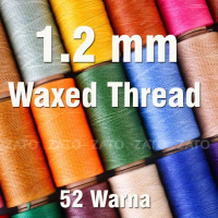 1,2 MM Waxed Leather Thread Link ke 2 | benang jahit kulit