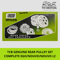 TCB GENUINE REAR PULLEY SET COMPLETE EGO/NOUVO/NOUVO LC