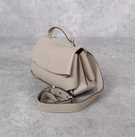 Polene Tas POLENE MOKKI TAUPE TOP HANDLE BAG 100% ORIGINAL