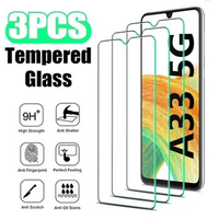 3PCS Screen Protector Glass for Samsung Galaxy A02 A12 A22 4G 5G A32 A42 A52 Tempered Glass for Samsung A13 A23 A33 A53 A14 A24
