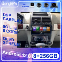 Android 13 Screen Radio Receiver For VW TOUAREG 2003 2004 2005 2006 2007 2008 2009 2010 VW T5 2009 2010 GPS Receiver Head Unit