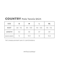 Happyfit Country Polo Tennis Shirt Navy S