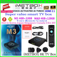 [Genuine]iMETBOX Global Upgrade Version 8K Smart TV box 4G+32/128G Dual wifi Hot in KR JP USA CA SG AUS thailand PK Evpad10S/10P