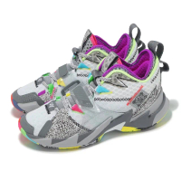 【NIKE 耐吉】籃球鞋 Jordan Why Not Zer0.3 GS 大童 女鞋 灰 忍者龜 室外 氣墊(CD5804-100)