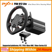 PXN V12 Lite Direct Drive Gaming Steering Wheel Racing Simulator With Z9 Clamps for PC Windows/PS4/Xbox One/Xbox Series X/S