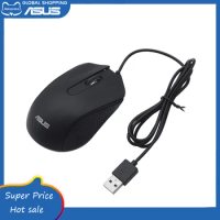 Asus AE-01 100*64*37mm Black USB Wired Optical 1000DPI Portable Rechargeable Mini Mouse For Laptop Computer