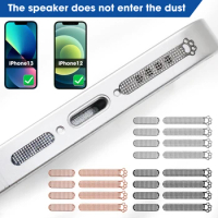 Dustproof Net Stickers Anti Dust Metal Mesh Speaker Mesh for Iphone 13 Pro Max Dust Proof Accessories for Apple IPhone 12