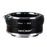 K&amp;F CONCEPT AI-NEX Adapter for Nikon NIK F AIS D to Sony E Mount NEX a1 ZVE10 FX30 A7R2 A7S3 A7M4 a5000 a6000 a6700 Lens Adapter