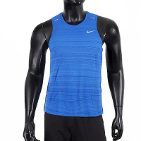 Nike AS M DF Miler Tank [CU5983-480] 男 背心 運動 訓練 慢跑 透氣 輕量 藍