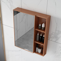 浴室鏡櫃北歐太空鋁鏡箱掛牆式衛生間鏡面櫃衛浴智慧鏡子帶置物架 樂樂百貨