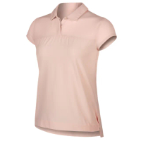 【NIKE GOLF】Nike Golf 女 運動休閒翻領短袖T恤/高爾夫球衫 粉 AV3671-682