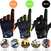 SUOMY Breathable Full Finger Racing Motorcycle Gloves Quality Stylishly Decorated Antiskid Wearable Gloves Large Size XXL