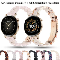 20mm Smartwatch Straps For Huawei Watch GT 3 GT2 42mm/Magic Watch 2 Resin Sport Watchband for Huawei GT3 Pro 43mm Bracelet Bands
