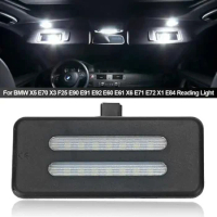 1Pc Car LED Interior Sun Visor Vanity Mirror Lamps For BMW X5 E70 X3 F25 E90 E91 E92 E60 E61 X6 E71 E72 X1 E84 Reading Light