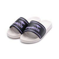 KANGAROOS 壓紋運動拖鞋 白黑紫 KW21538 女鞋