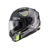 【SOL Helmets】SF-6全罩式安全帽 (機動裝甲_消光灰/銀) ｜ SOL安全帽官方商城