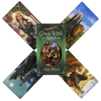 Green Witch Tarot Cards Deck Oracle English Visions Divination Edition Borad Playing Games