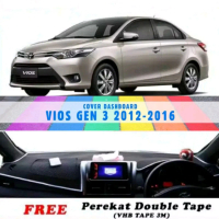 Cover Dashboard Mobil VIOS GEN 3 2012-2016 & YARIS GEN 2 2014-2017, Alas Karpet Pelindung Interior D