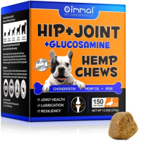 Dog Hemp Hip and Joint Support Supplement for Dogs Glucosamine for Dogs JOINT HEALTH LUBRICATION RESILIENCY for dogs