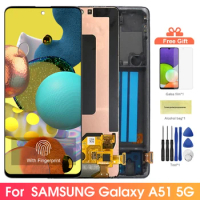 Super AMOLED Screen for Samsung Galaxy A51 5G A516F A516B Lcd Display Touch Screen Digitizer Replacement for Samsung A51 5G