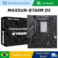 MAXSUN Challenger B760M D5 Gaming Motherboard LGA 1700 Support Core i3/i5/i7/i9 12th 13th Processor Dual Channel DDR5 Memory
