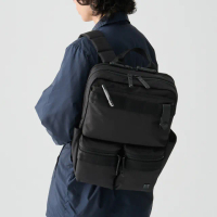 【PORTER INTERNATIONAL】自信經典NEW HEAT後背包(黑)