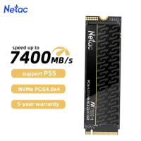 Netac 7400MB/s SSD NVMe M2 512GB 1TB 2TB 4TB Internal Solid State Hard Drive M.2 PCIe 4.0x4 2280 SSD Disk for PS5 Laptop PC