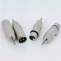 3 Pin core XLR male Female to 3.5mm Male Jack to XLR Audio Adapter For Microphone Speakers Sound Am