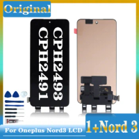 6.74"Original AMOLED For Oneplus Nord 3 LCD CPH2491 CPH2493 Display Touch Screen Digitizer Assembly For 1+nord3 LCD Display