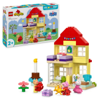 【LEGO 樂高】得寶系列 10433 佩佩豬的生日屋(Peppa Pig Birthday House 家家酒 禮物)