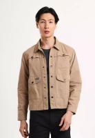 Used Jeans Used 1968 - Hugo Jaket Pria Cruiser Bahan Katun Boxy