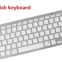 MAORONG TRADING Spanish German Czech Keyboard for mac/ipad /iphone /ipad mini silver models compatible with Windows Android