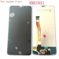6.3" For Realme 3 pro RMX1851 lcd screen digitizer touch glass full set real me 3pro lcd frame realme3pro