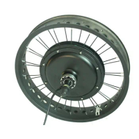 20in Fat Ebike Wheel 36V 48V 250W 350W 1000W 1500W Electric Snow Bicycle Front Wheel Rear Wheel with DC Hub Motor For 20x4