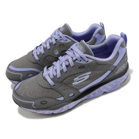 【SKECHERS】慢跑鞋 Pro-Resistance SRR 灰 紫 女鞋 超回彈 弧型大底 運動鞋(896066-CCLV)