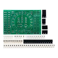 Kit Latihan Pateri SMD DIY, papan litar sirkuit pengikut LED CD4017, elektronik