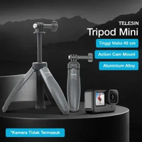 TELESIN Tripod Mini Kamera Aksi Tongsis Monopod GoPro 40cm - S1-MNP-01 - Black
