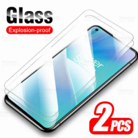 For OnePlus Nord 2T Glass 2pcs Full Cover Protective Glass One Plus Nord2T Nord 2 T 6.43" 5G Screen Protector HD 9H Phone Film