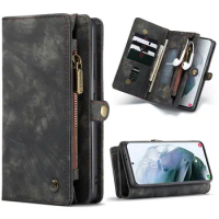 Wallet Card Slots Flip Leather For Samsung Galaxy S21 S22 Ultra Plus Note 20 A72 A52s A32 A12 A71 A51 S20 FE Case Cover Fundas