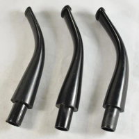 3pcs Ebonite Vulcanizates Mouthpieces Stem for Tobacco Smoking Pipe Black