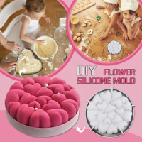 Cake 6-Inch Silicone Heart-Shaped Silicone Cake Large-Size Chocolate Cake Mould Chocolate Melting Pot for Strawberries