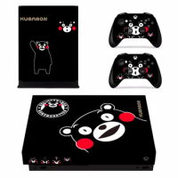 Kumamon Skin Sticker Decal For Microsoft Xbox One X Console and 2 Controllers For Xbox One X Skins Sticker Vinyl
