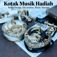 Kotak Musik Antik Eropa Vintage - Hadiah Romantis untuk Pengantin & Anniversary | Model [Model Name]